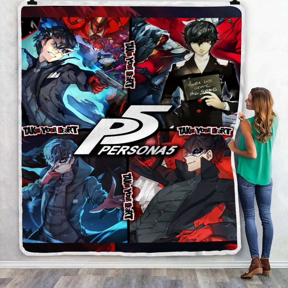 Persona 5 Video Game Throw Blanket 130cm x 150cm  