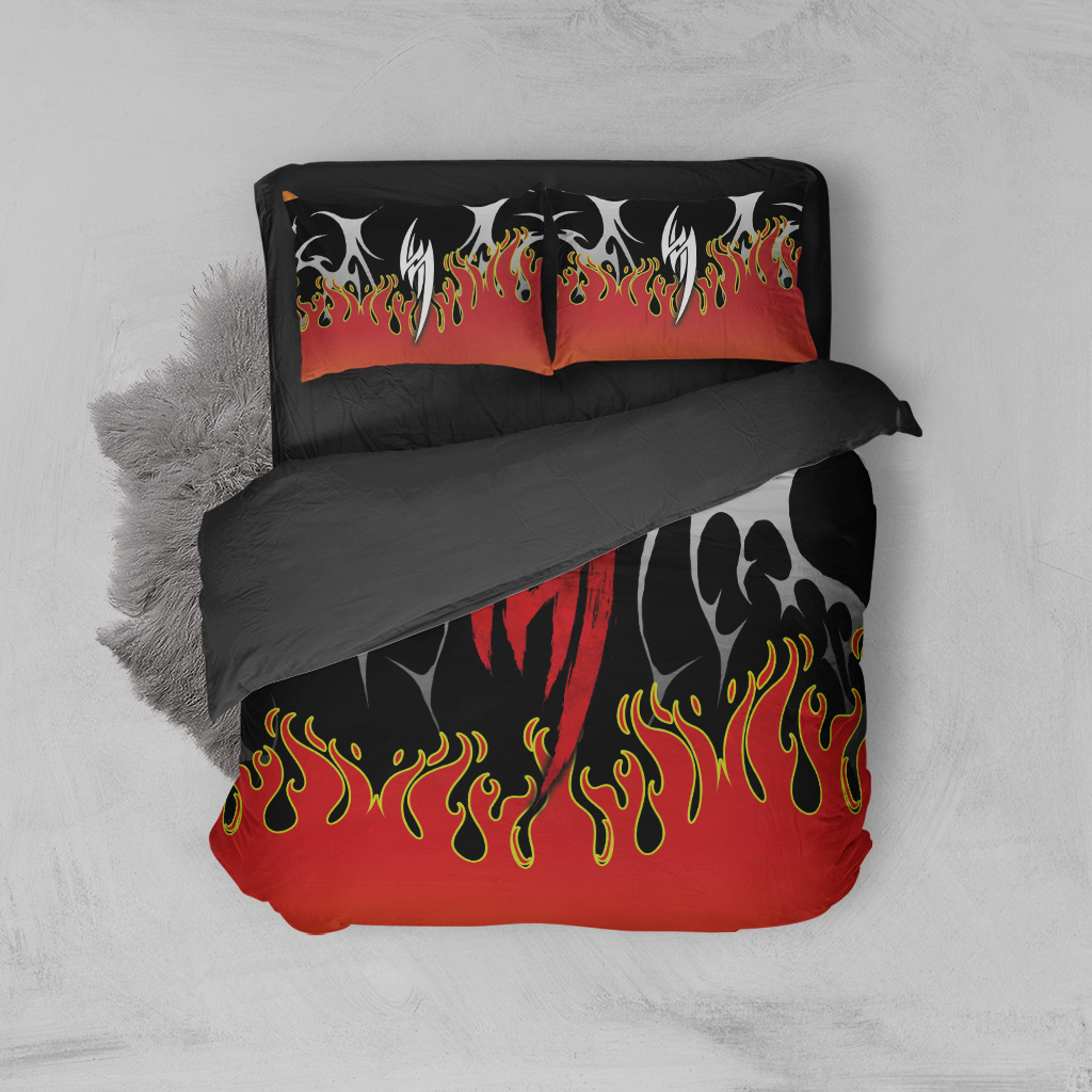 Tekken Jin Kazama Symbol 3D Bed Set Twin (3PCS)  