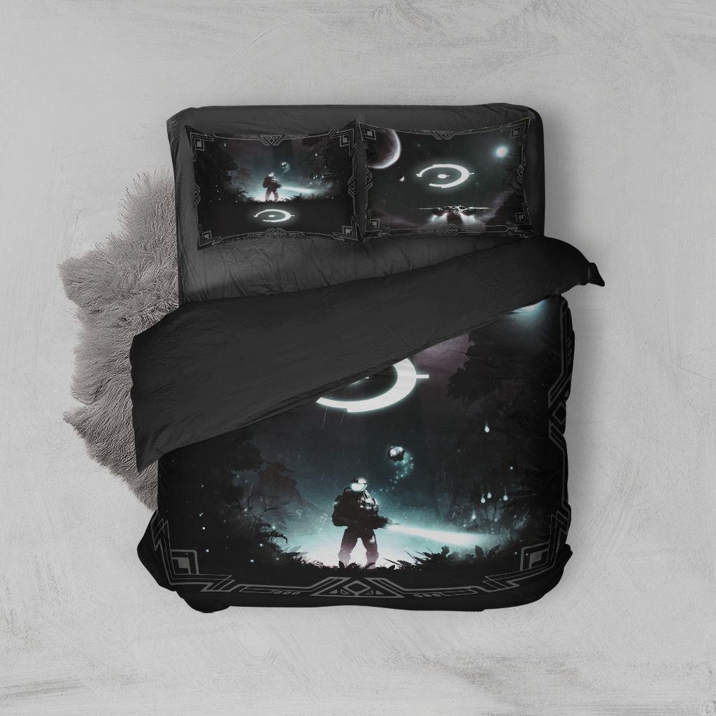 Halo 3D Bed Set Twin (3PCS)  