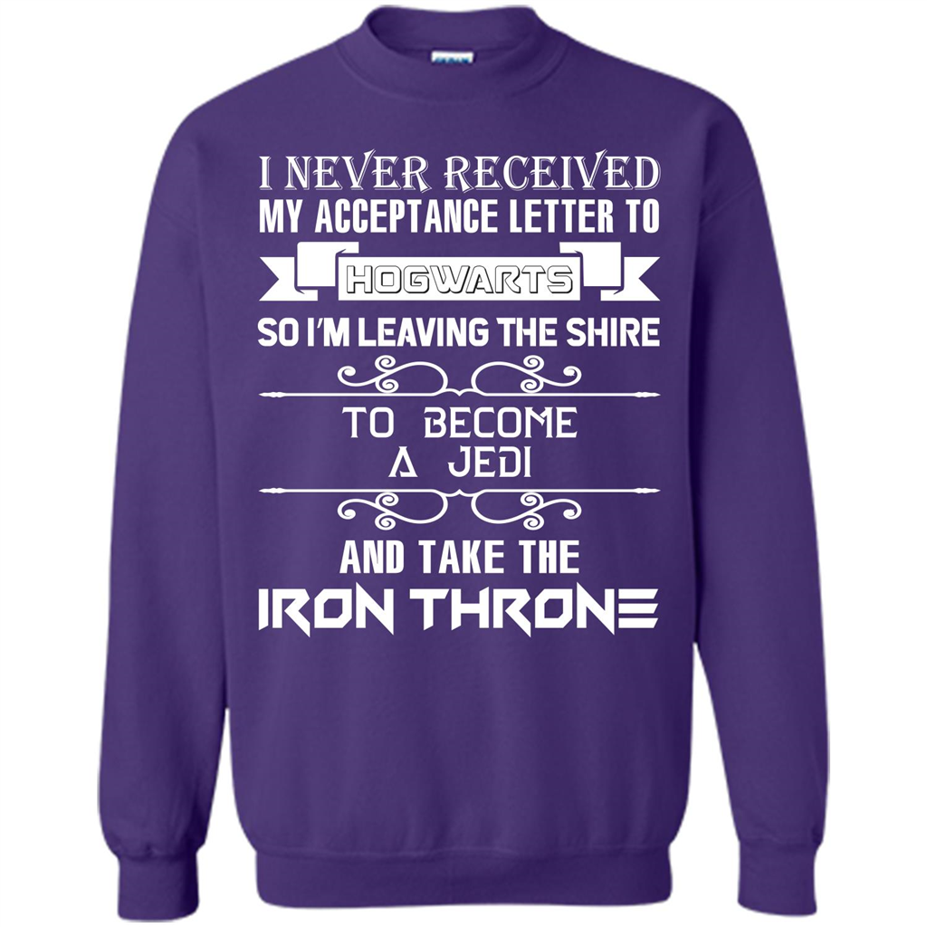 I Never Received My Acceptance Letter To Hogwarts T-shirt Purple S 