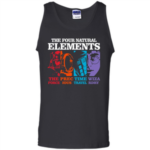 Movie T-shirt The Four Natural Elements T-shirt Black S 