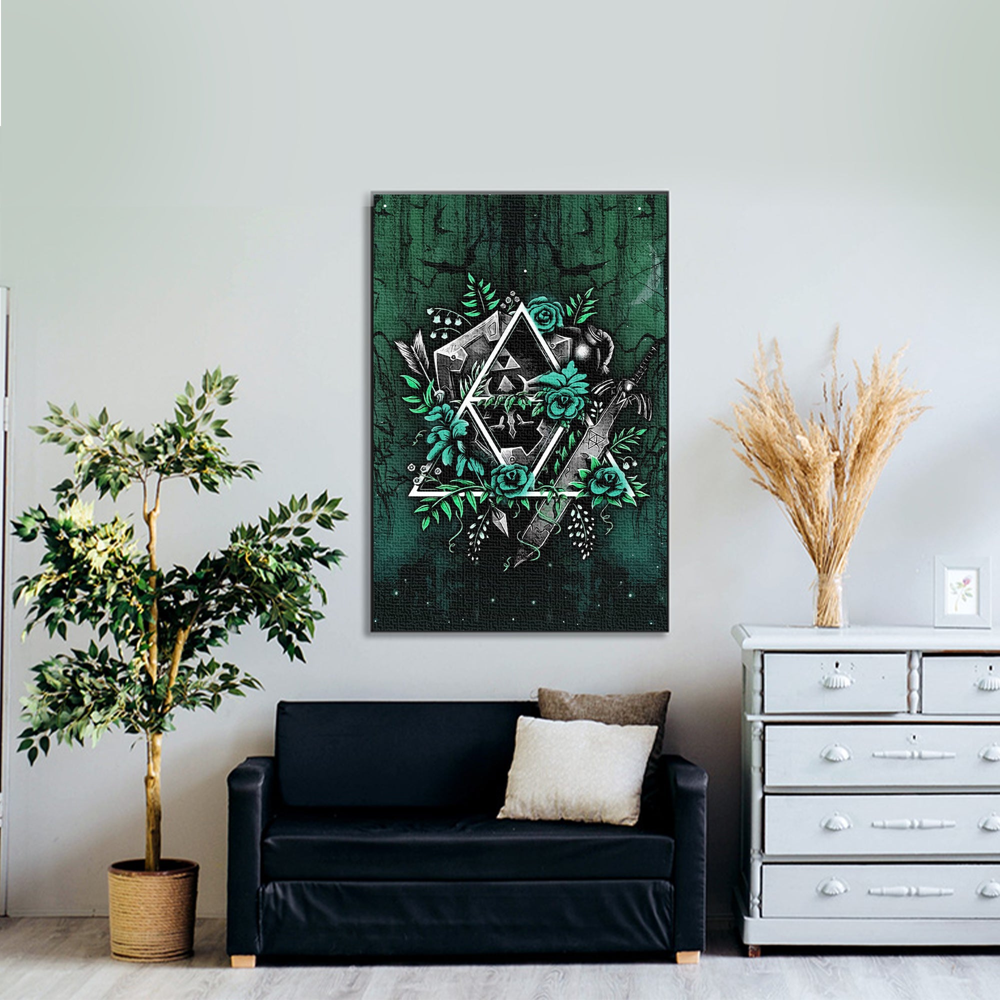 The Legend Of Zelda Art Symbol Canvas Wall Art Non Frame 20x30 cm 