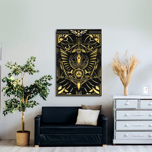 The Legend Of Zelda Art Sword Canvas Wall Art   