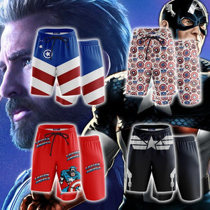 Captain America New Collection Beach Short   