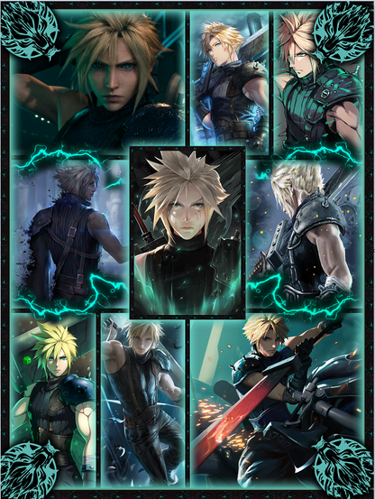 Final Fantasy VII Cloud Strike Bed Set   