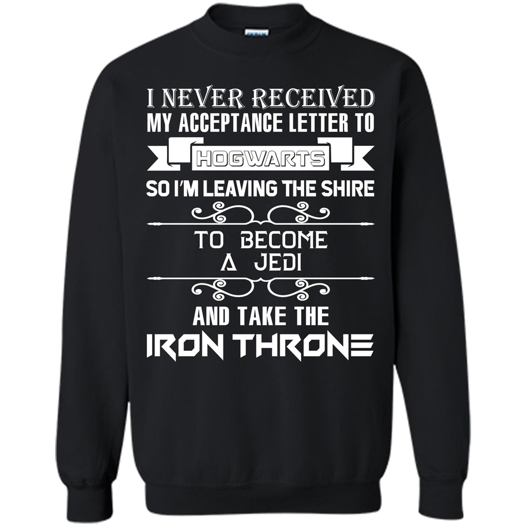 I Never Received My Acceptance Letter To Hogwarts T-shirt Black S 