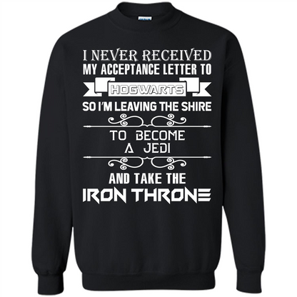 I Never Received My Acceptance Letter To Hogwarts T-shirt Black S 