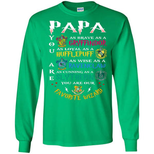 Papa Our  Favorite Wizard Harry Potter Fan T-shirt Irish Green S 