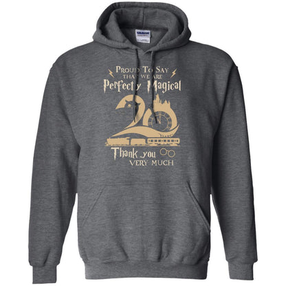 Proud To Say That We Are Perfectly Magical  Thank You Very Much Harry Potter Fan T-shirt Dark Heather S 
