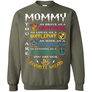 Mommy Our  Favorite Wizard Harry Potter Fan T-shirt Military Green S 