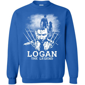Logan The Legend Wolverine Fan T-shirt Royal S 