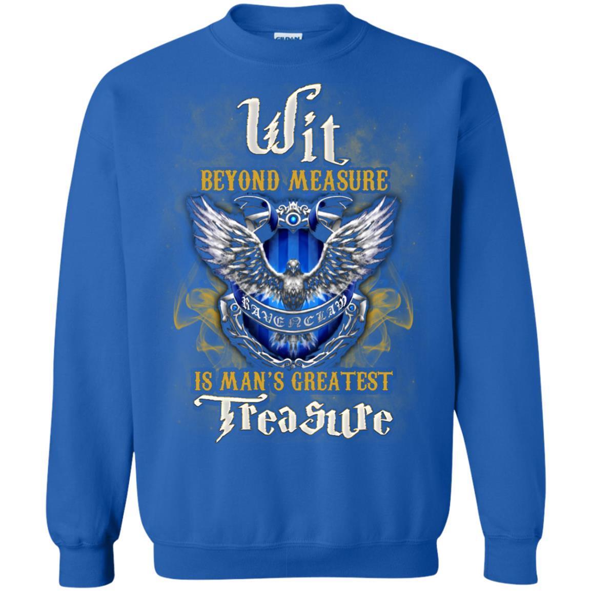 Wit Beyond Measure Is Man's Greatest Treasure Ravenclaw House Harry Potter Fan Shirt