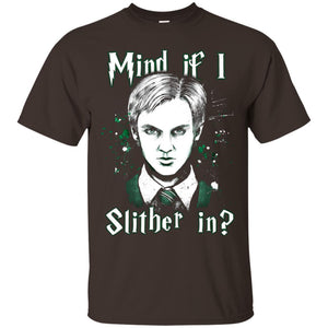 Mind If I Slither In Slytherin House Harry Potter Shirt Dark Chocolate S 