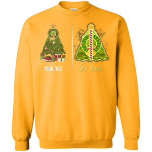 Harry Potter Christmas Tree Shirt Gold S 