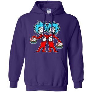 Dr. Seuss Thing 1 Thing 2 Easter Egg T-shirt Purple S 