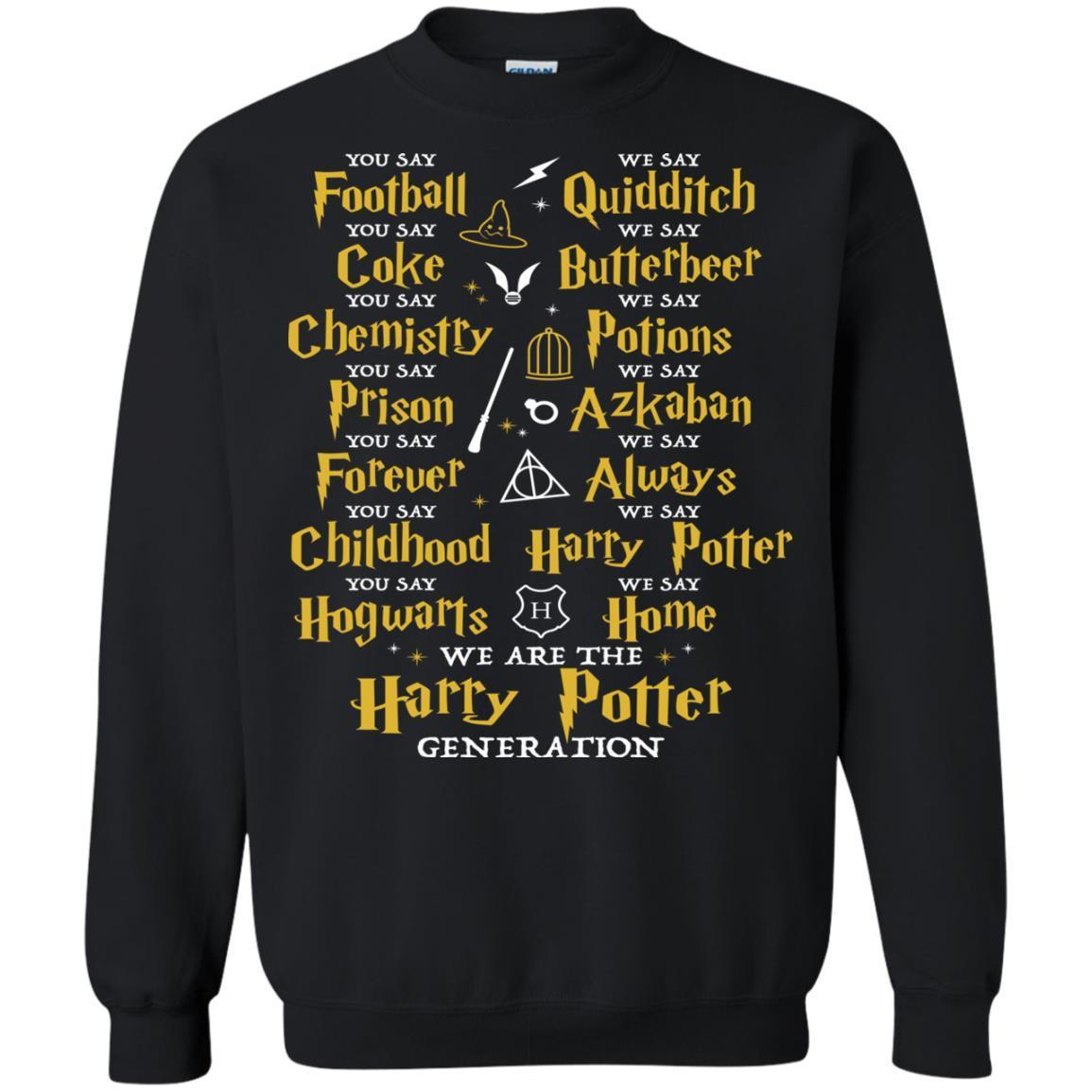 We Are The Harry Potter Generation Movie Fan T-shirt Black S 