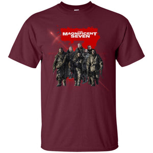 The Magnificent Seven Game Of Thrones Version T-shirt Maroon S 