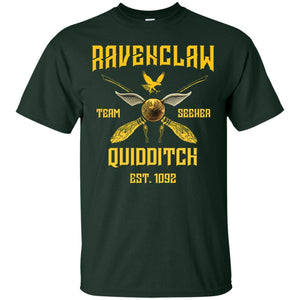 Ravenclaw Quiddith Team Seeker Est 1092 Harry Potter Shirt Forest S 