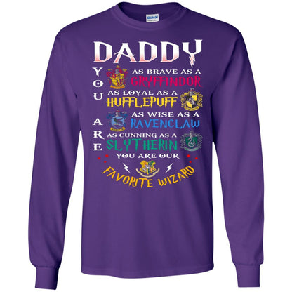 Daddy Our  Favorite Wizard Harry Potter Fan T-shirt Purple S 
