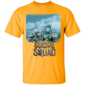 Suicide Squad Game Of Thrones Version T-shirt Gold S 