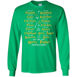 We Are The Harry Potter Generation Movie Fan T-shirt Irish Green S 