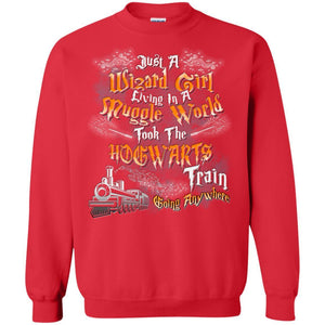 Just A Wizard Girl Living In A Muggle World Took The Hogwarts Train Going Anywhere Red S 