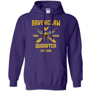 Ravenclaw Quiddith Team Seeker Est 1092 Harry Potter Shirt Purple S 