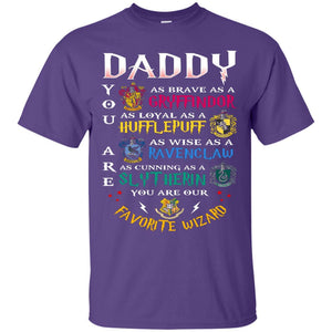 Daddy Our  Favorite Wizard Harry Potter Fan T-shirt Purple S 