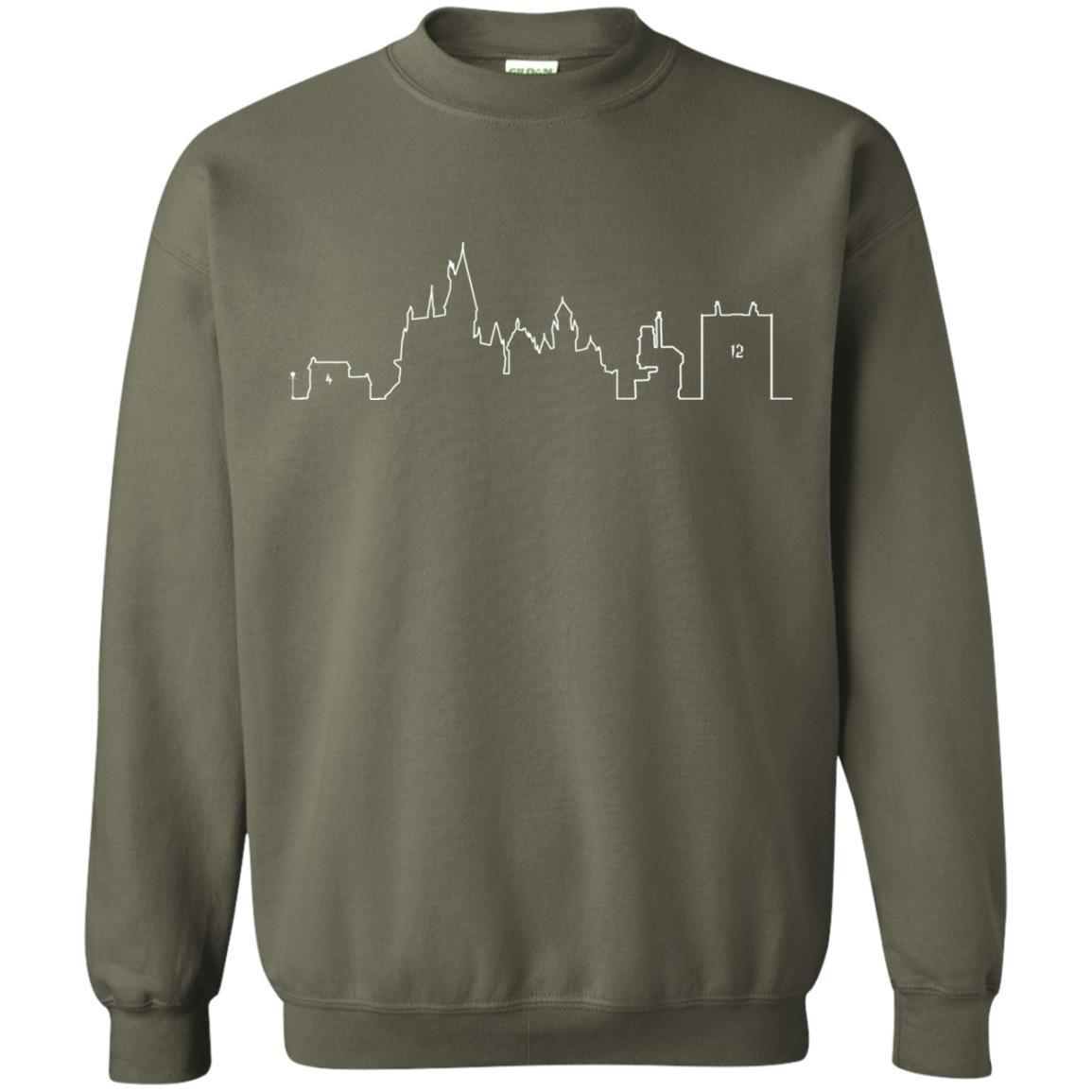 Hogwarts School Harry Potter Fan T-shirt Military Green S 