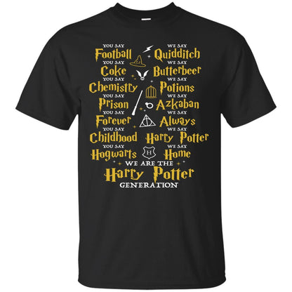 We Are The Harry Potter Generation Movie Fan T-shirt Black S 