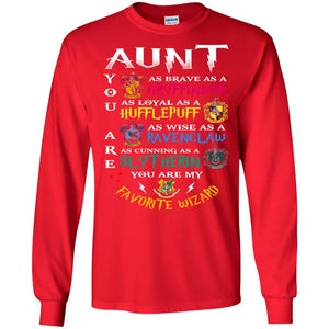 Aunt My Favorite Wizard Harry Potter Fan T-shirt Red S 