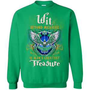 Wit Beyond Measure Is Man's Greatest Treasure Ravenclaw House Harry Potter Fan Shirt