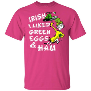 Irish I Liked Green Eggs And Ham T-shirt Heliconia S 