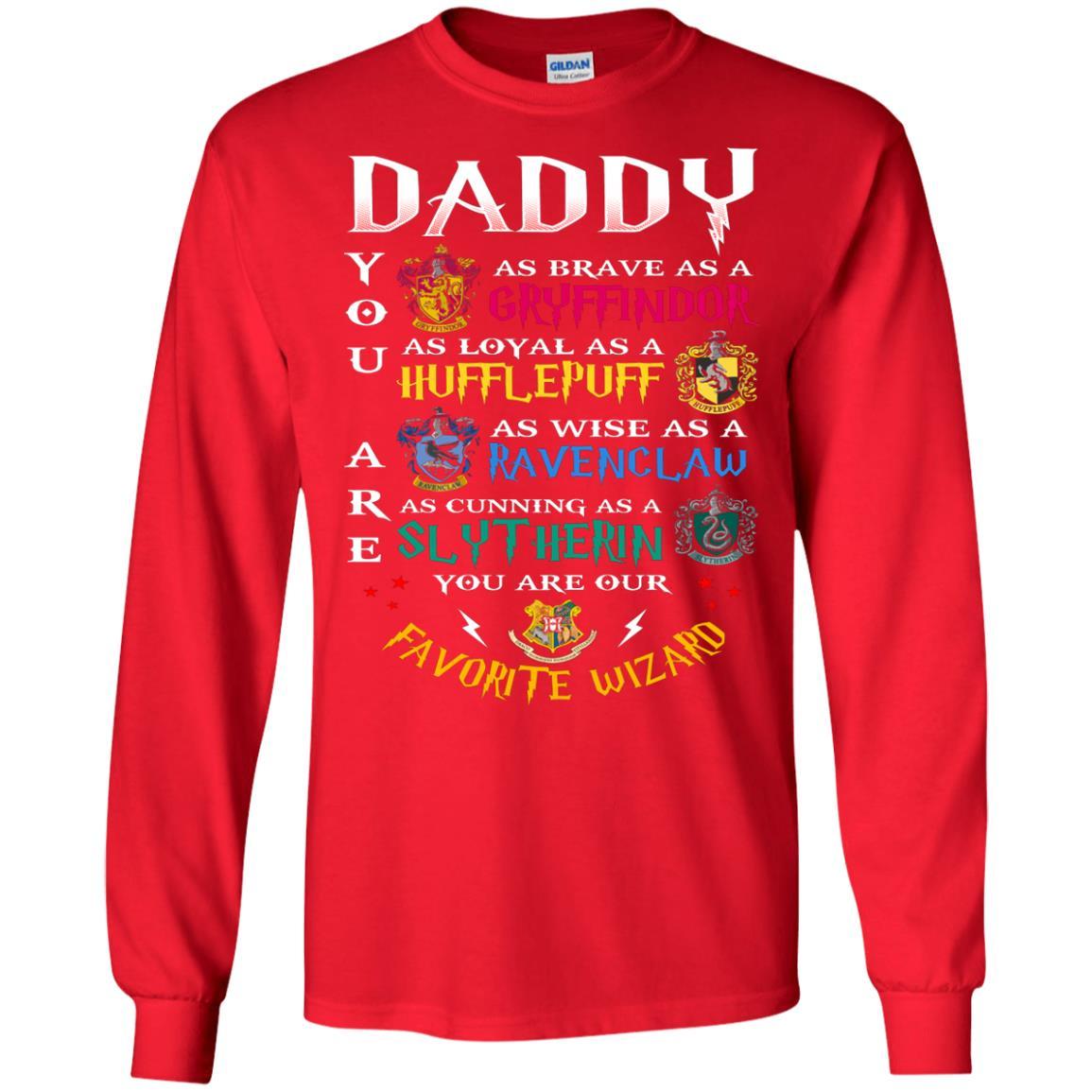 Daddy Our  Favorite Wizard Harry Potter Fan T-shirt Red S 