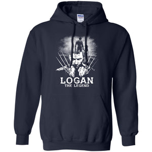 Logan The Legend Wolverine Fan T-shirt Navy S 