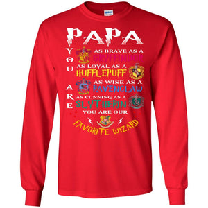 Papa Our  Favorite Wizard Harry Potter Fan T-shirt Red S 