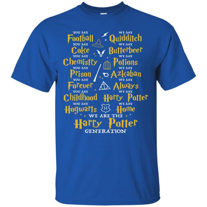 We Are The Harry Potter Generation Movie Fan T-shirt