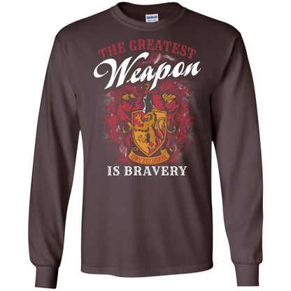 The Greatest Weapon Is Bravery Harry Potter Fan T-shirt