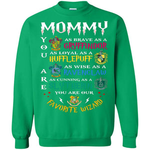 Mommy Our  Favorite Wizard Harry Potter Fan T-shirt Irish Green S 