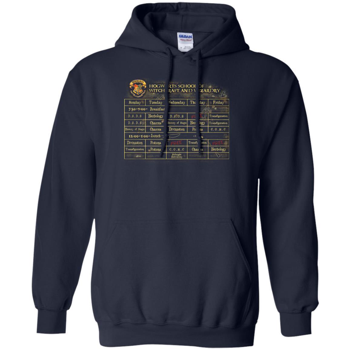 Harry's Schedule Harry Potter Shirt Navy S 