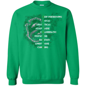 Slytherin House Harry Potter Fan Shirt Irish Green S 