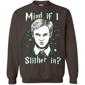 Mind If I Slither In Slytherin House Harry Potter Shirt Dark Chocolate S 