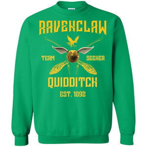 Ravenclaw Quiddith Team Seeker Est 1092 Harry Potter Shirt Irish Green S 