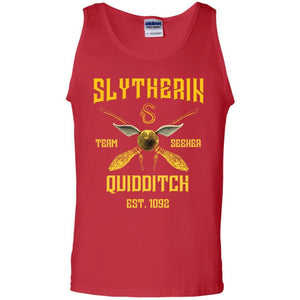 Slytherin Quiddith Team Seeker Est 1092 Harry Potter Shirt Red S 