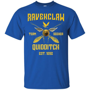Ravenclaw Quiddith Team Seeker Est 1092 Harry Potter Shirt Royal S 