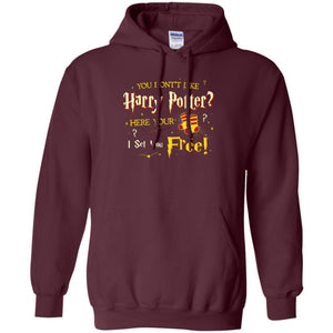 You Don_t Like Harry Potter Here Your I Set You Free Movie T-shirt Maroon S 