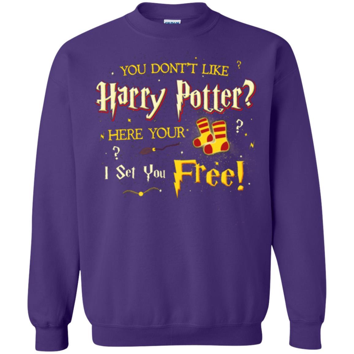 You Don_t Like Harry Potter Here Your I Set You Free Movie T-shirt