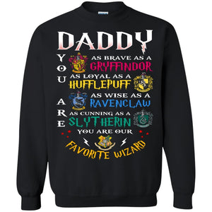 Daddy Our  Favorite Wizard Harry Potter Fan T-shirt Black S 