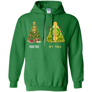 Harry Potter Christmas Tree Shirt Irish Green S 