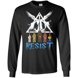 Resist Harry Potter Fan T-shirt Black S 